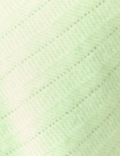 Gilet manches 3/4 vert clair femme