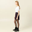 Jupe droite bleu marine femme