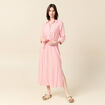 Robe chemise éco-responsable rouge femme