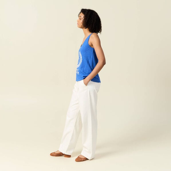 debardeur sans manches bleu electrique femme Débardeur sans manches bleu electrique femme