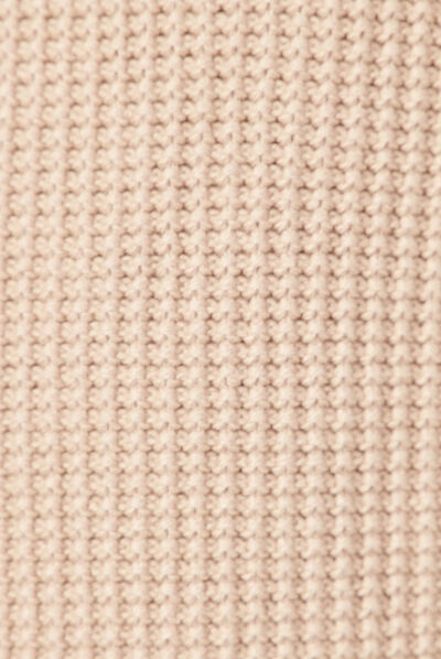 Pull manches longues beige homme