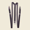 Bretelles avec pinces noir homme