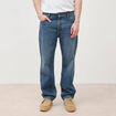 Jeans large relaxed denim stone homme