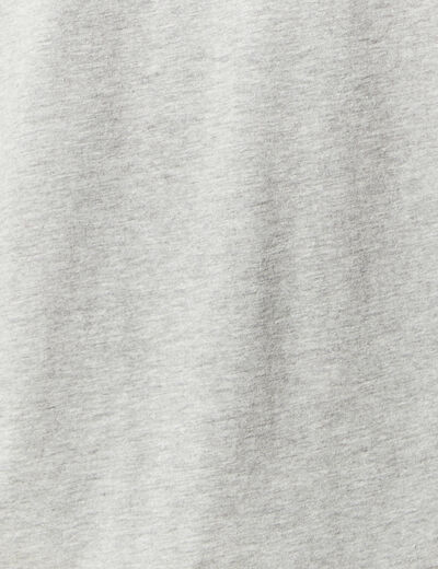 Ensemble pyjama 2 pièces gris clair homme