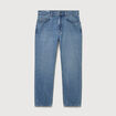 Jeans regular longueur 32 denim bleach homme
