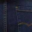 Jeans regular taille haute denim brut femme
