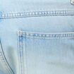 Chino droit longueur 32 coton denim bleach homme