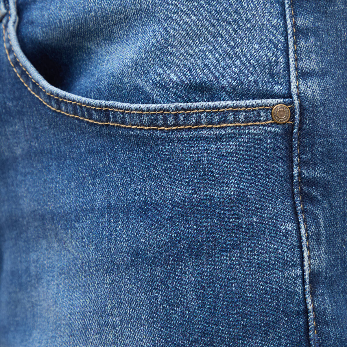 Jeans straight longueur 32 denim stone homme