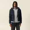 Doudoune &agrave; capuche bleu marine homme