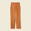 Tregging velours 7/8ème beige femme