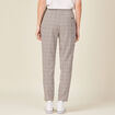 Pantalon carotte bleu marine femme