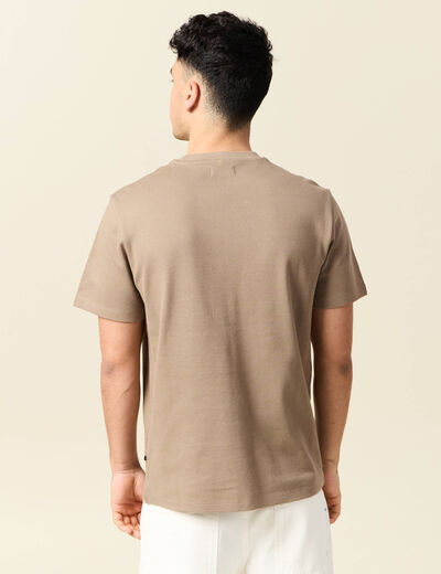 T-shirt manches courtes sable homme