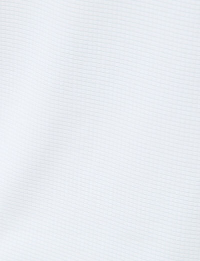 T-shirt col rond manches courtes blanc homme