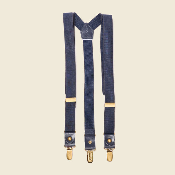 Bretelles bleu marine homme