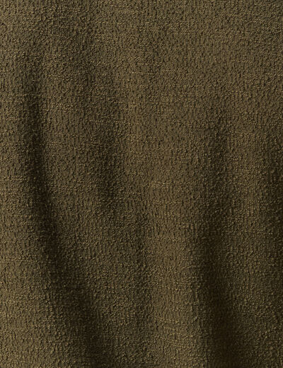 Polo manches courtes vert kaki homme