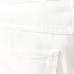 Chino droit longueur 32 en coton denim blanc homme
