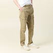 Pantalon cargo droit gris homme