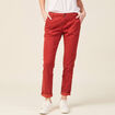 Pantalon chino Instinct orange foncé femme