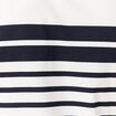 T-shirt ray&eacute; col rond manches courtes ecru homme