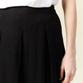 jupe longue evasee noir femme Jupe longue évasée noir femme