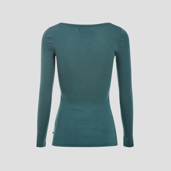 t shirt femme maille unie instinct vert canard femme T-shirt femme maille unie Instinct vert canard femme