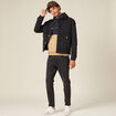 Sweat à capuche bleu marine homme