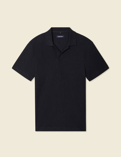 Polo manches courtes noir homme