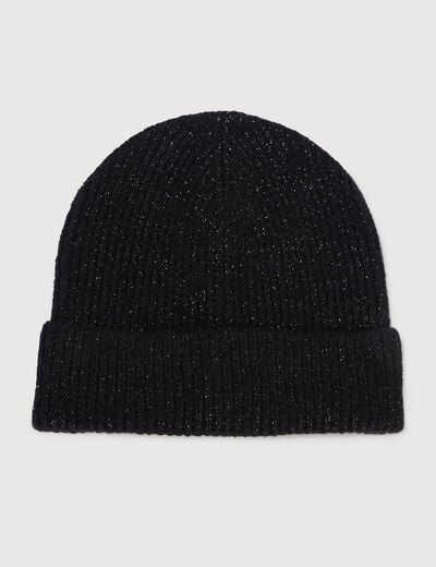Bonnet noir femme