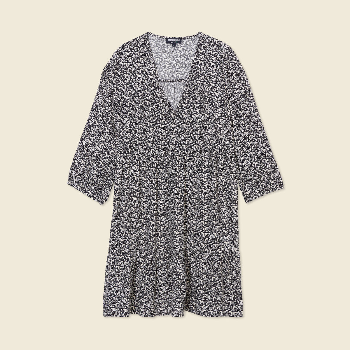 Robe éco-responsable noir femme