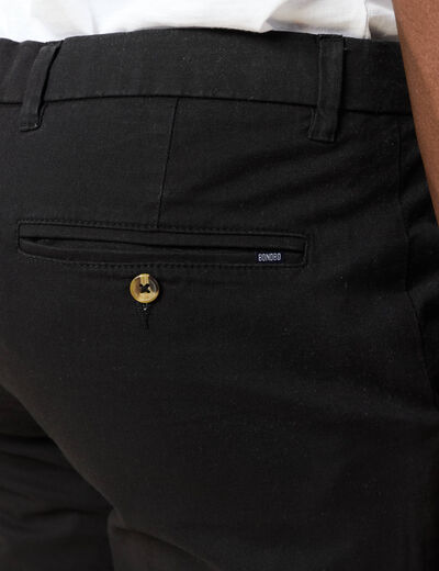 Pantalon chino longueur 32 noir homme