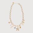 Collier couleur or femme