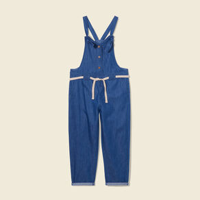 Salopette en denim denim stone femme