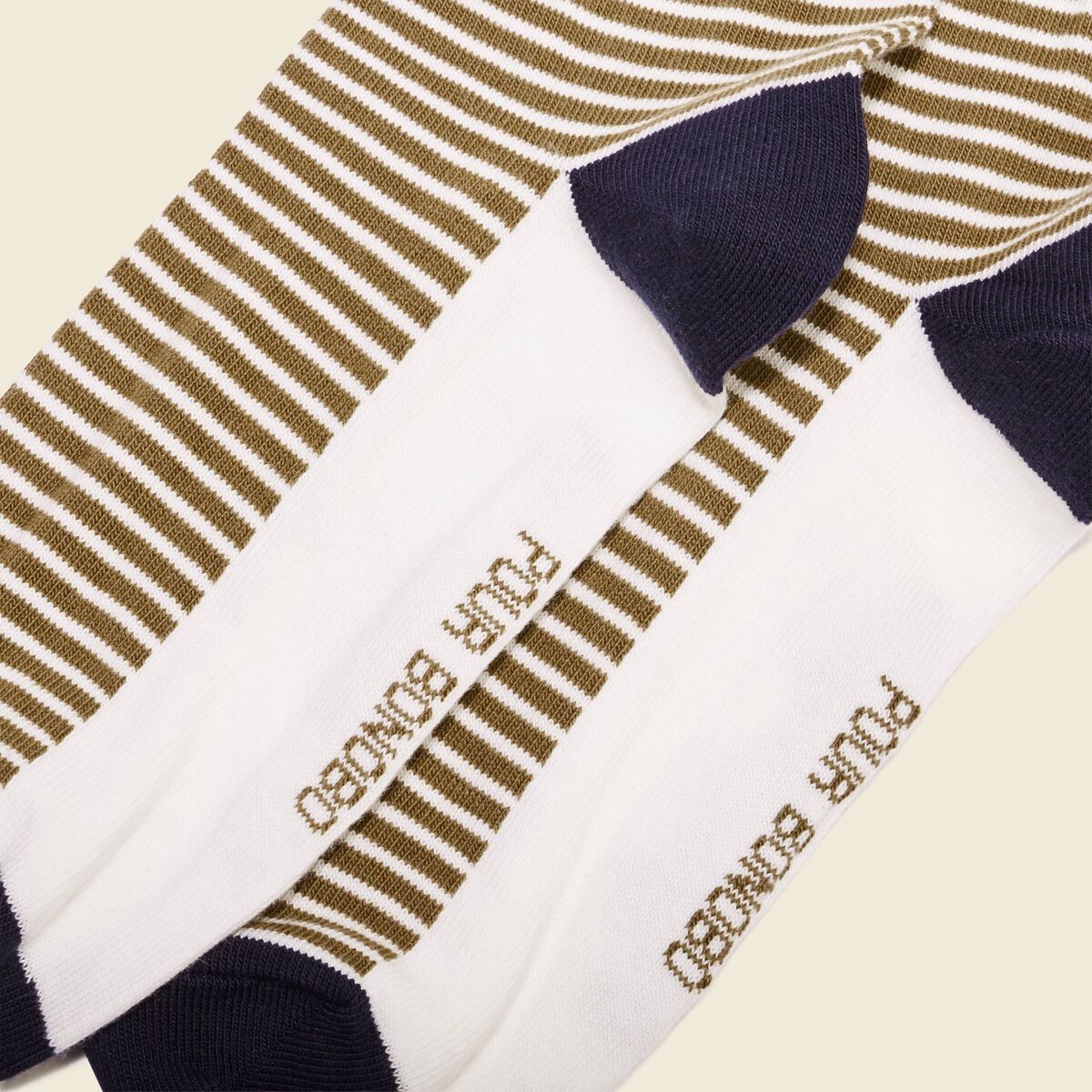Chaussettes fabriquées en France marron homme