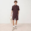 Bermuda marron fonc&eacute; homme