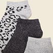 Lot 3 paires chaussettes gris femme
