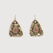 Boucles d'oreilles camel femme
