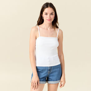 bustier cropped a bretelles blanc femme Bustier cropped à bretelles blanc femme