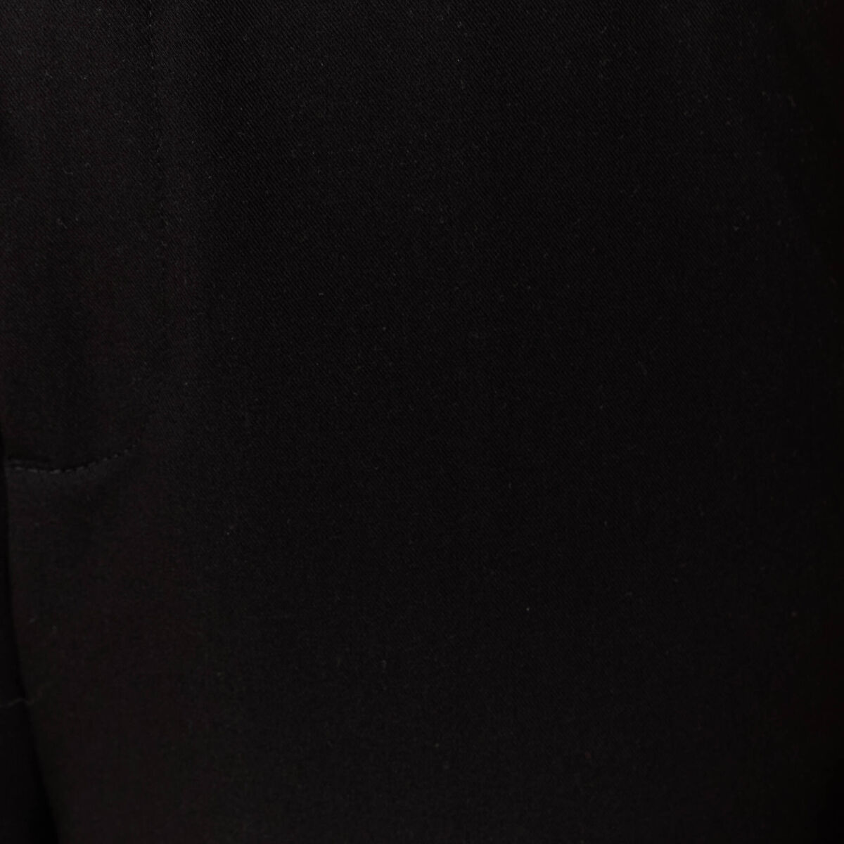Pantalon large élastiqué noir femme
