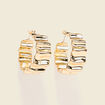 Boucles d'oreilles couleur or femme