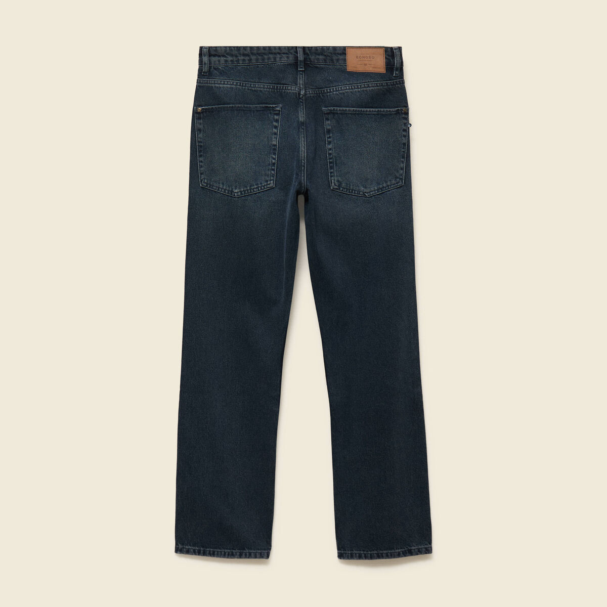 Jeans regular longueur 32 en coton bleu homme