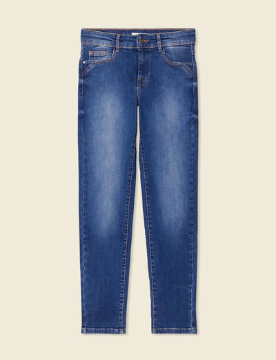Jeans Vanessa - slim taille basse 7/8ème denim stone femme