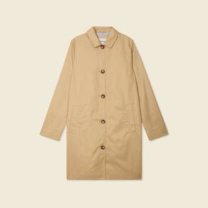 trench long double beige femme Trench long doublé beige femme