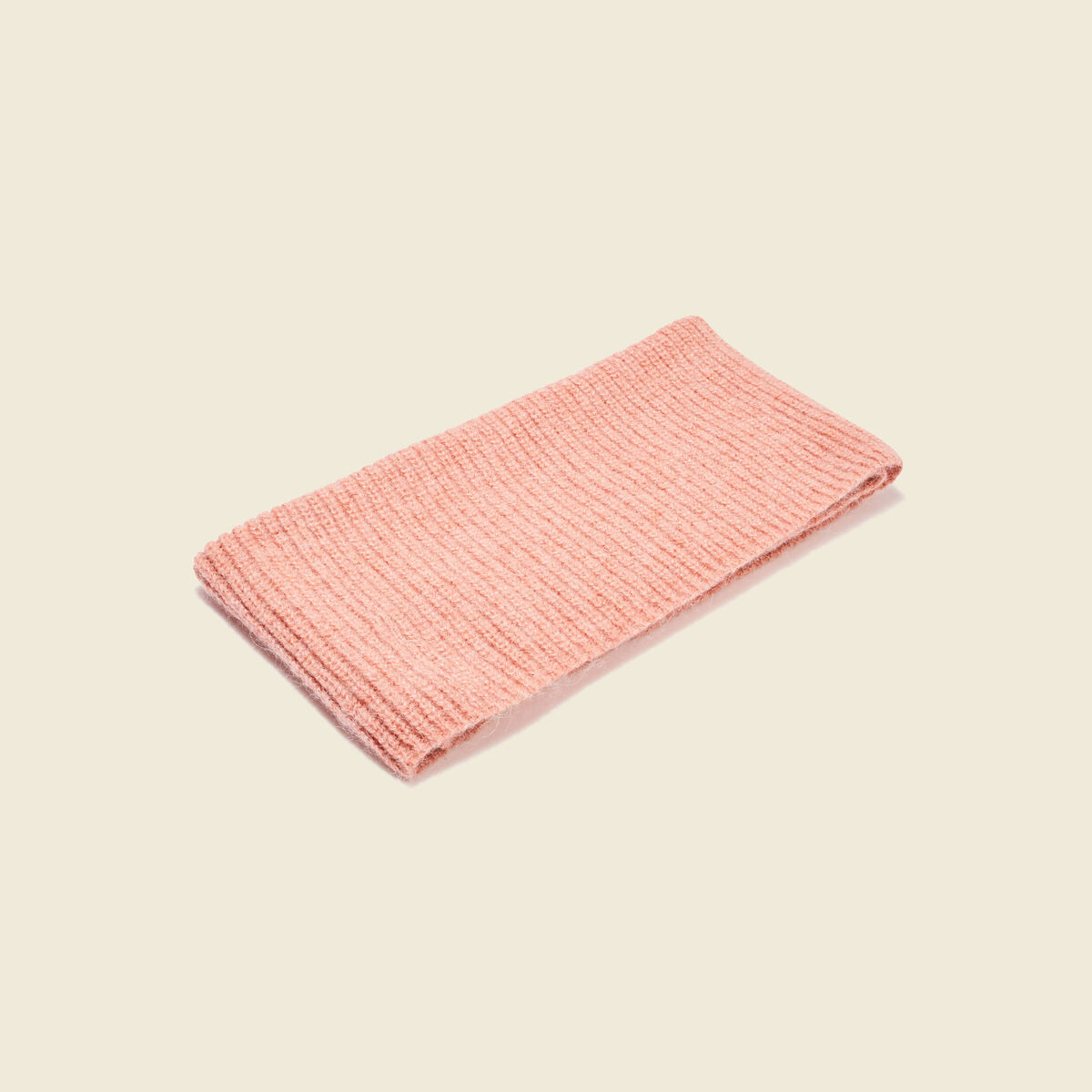 Snood tricot&eacute; fabriqu&eacute; en France orange fonc&eacute; femme