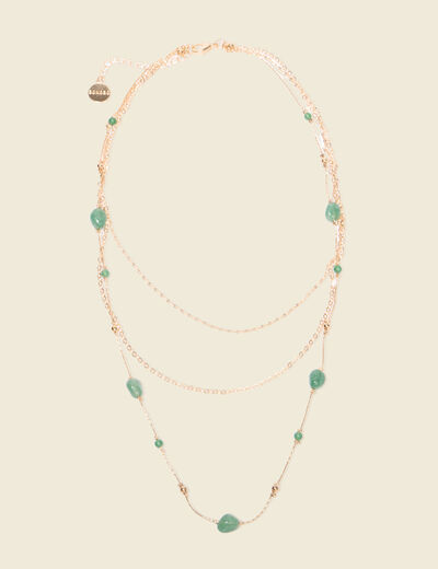 Collier couleur or femme