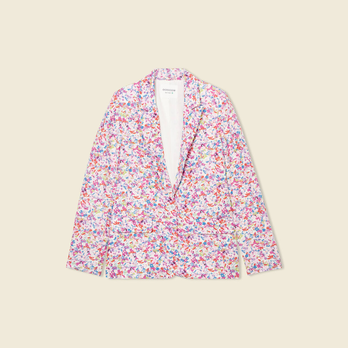 Veste blazer éco-responsable rose femme