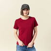 T-shirt manches courtes rouge femme