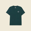 T-shirt manches courtes vert fonc&eacute; homme