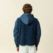 Sweat sans manches effet polaire bleu fonc&eacute; homme