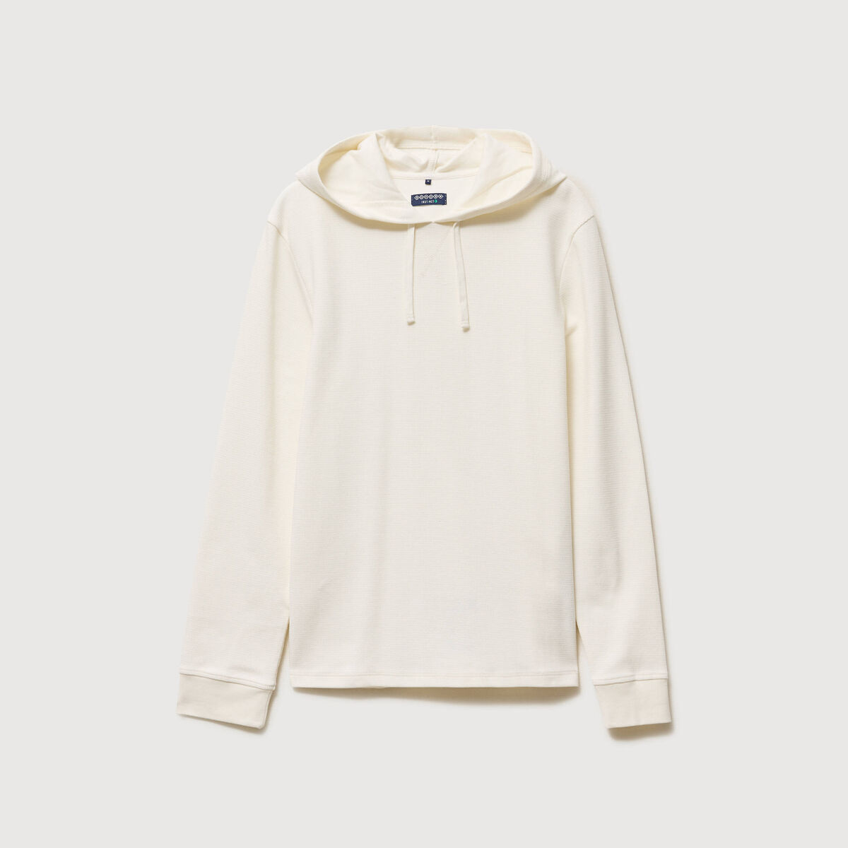 T-shirt &agrave; capuche ecru homme