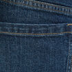 Jeans large taille haute denim brut femme